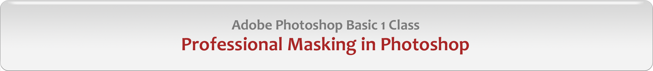 Professional Masking in Photoshop