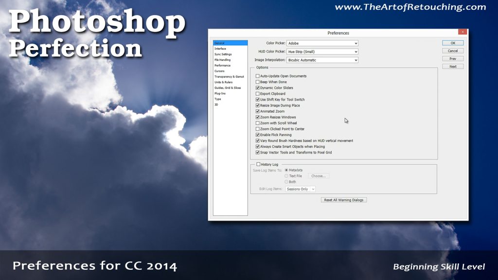 Photoshop Tutorial - CC 2014 Preferences